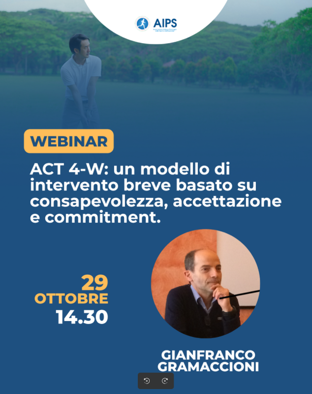 Clicca per ingrandire ACT 4-W: Un modello di intervento breve basato su consapevolezza, accettazione e commitment